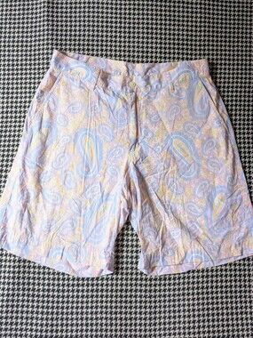 vintage Bills Khakis cotton paisley pattern shorts